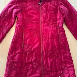 Isis brand red 3/4 length coat